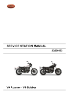 Moto guzzi V9 - Roamer - Bobber - Service manual 2016 